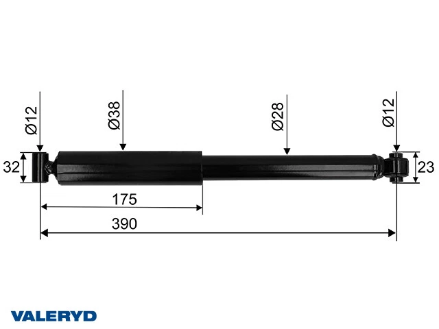 Valeryd, amortiguador de inercia para BPW/PEITZ/Grumen AK 3509 - hasta el año 1998, CC=390 - Imagen 1 de 1