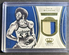 2018-19 Crown Royale Artis Gilmore Game Used Prime Patch 4/10 #J-AG COLONELS