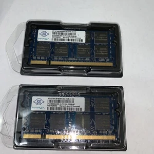 2GB (2 x 1GB) NANYA LAPTOP MEMORY PC2-5300S - Picture 1 of 2