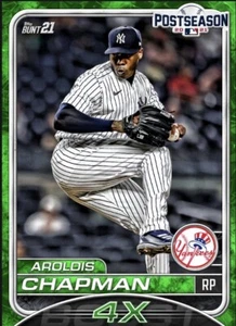 [DIGITAL CARD] Topps Bunt - Aroldis Chapman Postseason 21 S1 - Green - 4x Boost - Picture 1 of 1