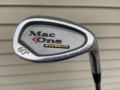 Right Handed MacGregor Mac One 60 Degree Lob Wedge Steel Medium Firm Flex Shaft - Image 1 of 4