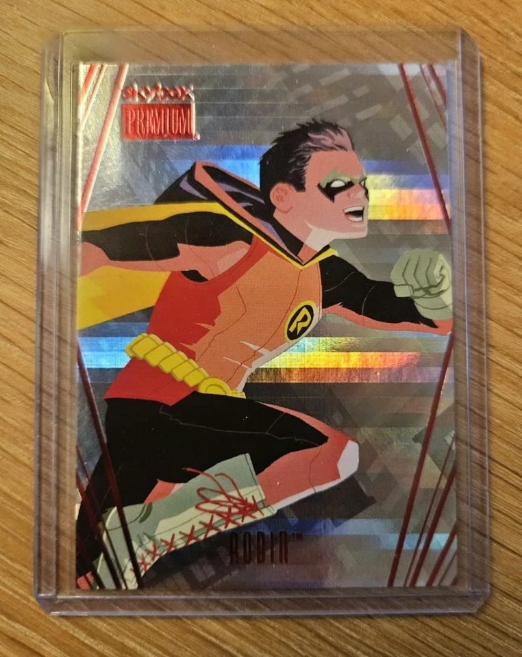 2025 Upper Deck Batman Metal Universe Robin (Damian Wayne) Star Rubies /50 - Image 1 of 2