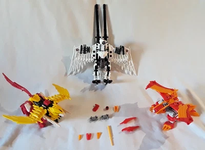 Hasbro Zoids 2003 lote mixto de kits ~ Battle Cougar, Fire Phoenix y Buster Eagle Foto 1 de 4