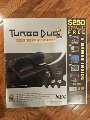 Consola Turbo Duo sellada de fábrica.  Juego retro nuevo en caja Foto 1 de 4