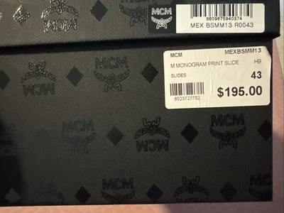 Sandalias MCM con estampado de monograma talla 10 Foto 1 de 4