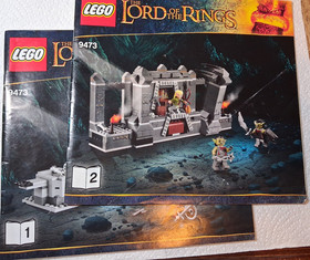 Lego Lord of the Rings 9473 The Mines of Moria Instruction Manuals No Bricks