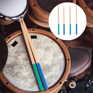2 Paar Anti-Rutsch Drum Stick Classic Ahornholz Drumstick Drumsticks Kind - Bild 1 von 12