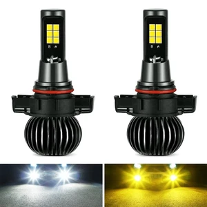 2x H16 LED Light Bulb For Mini Cooper F56 F60 White/Gold Daytime Running Light - Picture 1 of 11