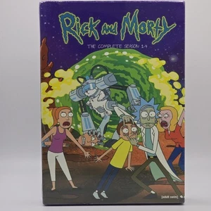 Rick and Morty Complete Seasons 1-4 DVD Box Set (2020) NEW Sealed - Adult Swim - Picture 1 of 3