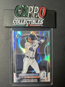 2025 Bowman Chrome Prospects Franyerber Montilla Rainbow Wave /399 BCP-5 Tigers - Picture 1 of 3