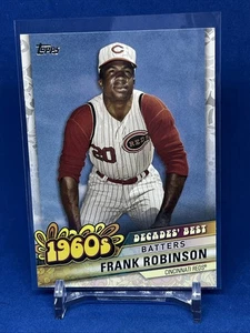 2020 Topps #DB-22 Frank Robinson Decades' Best (serie due) Cincinnati Reds - Foto 1 di 2