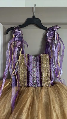 Lace Tulle tutu Flower Girl Dresses Pageant Dress Princess Gown Baptism Wedding - Image 1 of 4