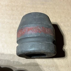 Armstrong Tools 1” Drive  15/16" Shallow 6 Pt Impact Socket 22-030 - C - Picture 1 of 7