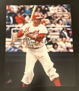 Frank Howard Signed Washington Senators 8x10 69 70 AL Home Run King Inscription - Picture 1 of 1