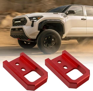 Tow Hooks for Tacoma 2024-2026/4Runner 2025-2026, Car Red - Picture 1 of 7