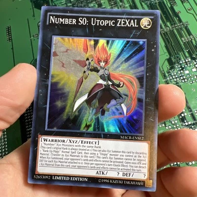 Number S0: Utopic ZEXAL - MACR-ENSE2 - Super Rare Limited Edition Yugioh Card - Image 1 of 4