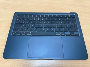 Apple Macbook Air 13 A2681 EMC 4074 Palmrest M2 Keyboard Trackpad 2023 Midngh UK - Picture 1 of 7