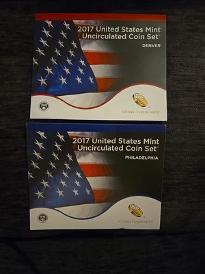 2017 US Uncirculated Mint set Philadelphia and Denver Mint  - Image 1 of 4
