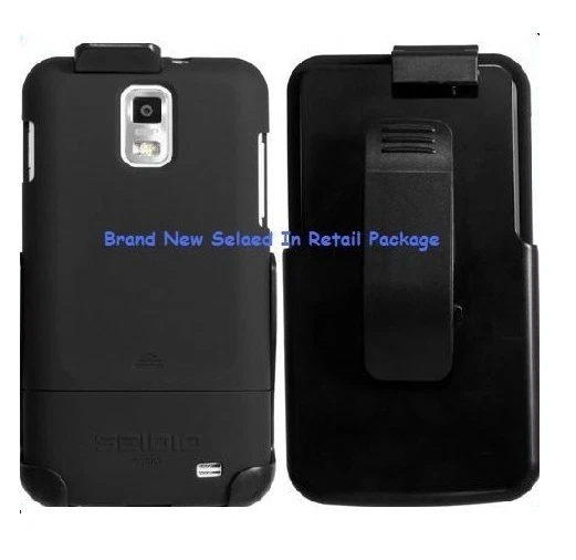 Seidio Surface 组合枪套和保护壳 适用于三星 Skyrocket I727 AT&T Galaxy S2 S II — 第 1/2 张图片