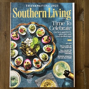 Southern Living Magazine November 2023 Thanksgiving Time To Celebrate Cooking - Picture 1 of 2