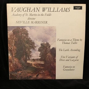 VAUGHAN WILIAMS - Neville Marriner, ASMF, Iona Brown - ARGO ZRG 696 ST LP 1972 - Picture 1 of 4