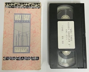 Wax Trax Records Video Sampler No 2 VHS 1989 Meat Beat Manifesto KMFDM Ajax TGT - Picture 1 of 5