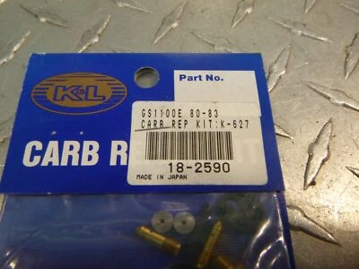 Kit de piezas de reconstrucción de carburador K&L 18-2590 Suzuki GS 1100E GS1100G 80 - 83 GS 1100 Foto 1 de 2