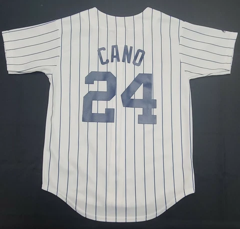 MLB Majestic New York Yankees #24 Robinson Cano Jersey Youth Small Pre-owned Cover