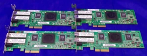 Lot of 4 QLOGIC QLE2461 PX2510401 PCIE X4 4GB FC Expansion Cards - Picture 1 of 4