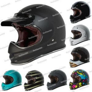 TORC T3 Retro Moto MX Full Face Motorcycle Helmet - DOT ECE 22.05 XS - 2XL - Bild 1 von 40