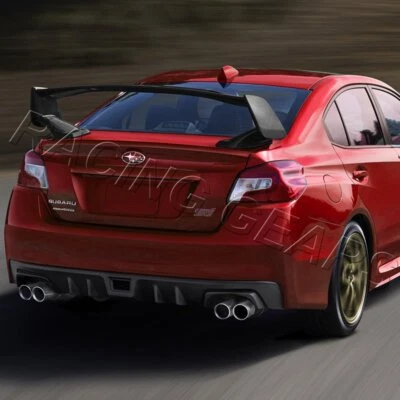 ALERÓN TRASERO DE FIBRA DE CARBONO REAL ESTILO SUBARU WRX STI STI 2015-2021 Foto 1 de 3