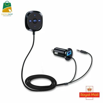 Bluetooth Car Kit AUX-in USB MP3 Player FM Transmitter Radio Handsfree Charger - Image 1 of 4