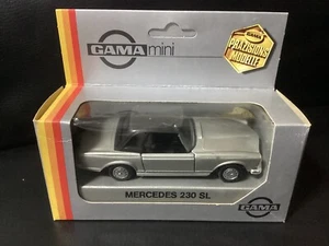 1:37 Gama 87 Mercedes Benz 230 SL Cabriolet, silber, guter Zustand, in OVP KRO - Picture 1 of 10