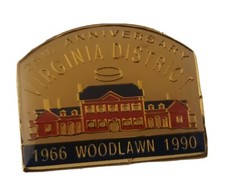 Little League World Series Pin Woodlawn Virginia Dist. 9 25th Anniversary 1990;
