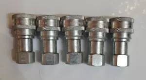 LOTE de 5 Eaton Hansen 2-HK Series 2HK, enchufe hembra 1/4", nuevo - Imagen 1 de 1