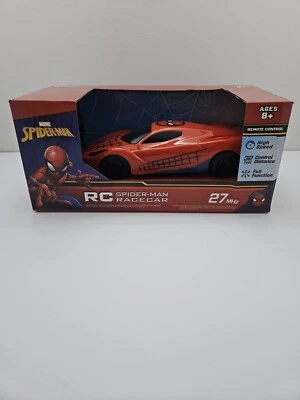 Marvel Spider-Man carro de corrida controle remoto alta velocidade 32 pés distância função completa idades 8+ - Imagem 1 de 4