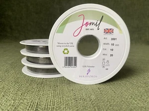 Berisfords BLACK 10mm Bundle Of 4x 20 Metre Rolls. Joblot 80 Metres. P177 - Picture 1 of 1