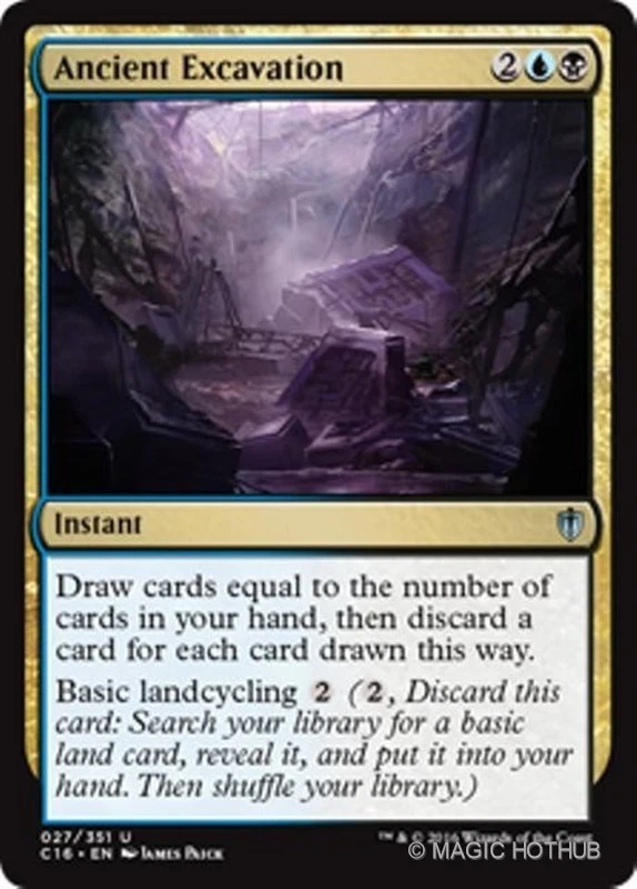 MTG - ANCIENT EXCAVATION - Commander 2016 (U) - Image 1 of 1