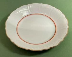 Vintage 7-Piece Mikasa Couture 'Red China' Pattern Porcelain China Soup Bowl - Picture 1 of 4