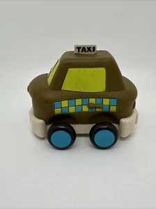 Ship from USA Just B You Pull Back And -Back Friction Toddler Toy Green Taxi..55 - Picture 1 of 9