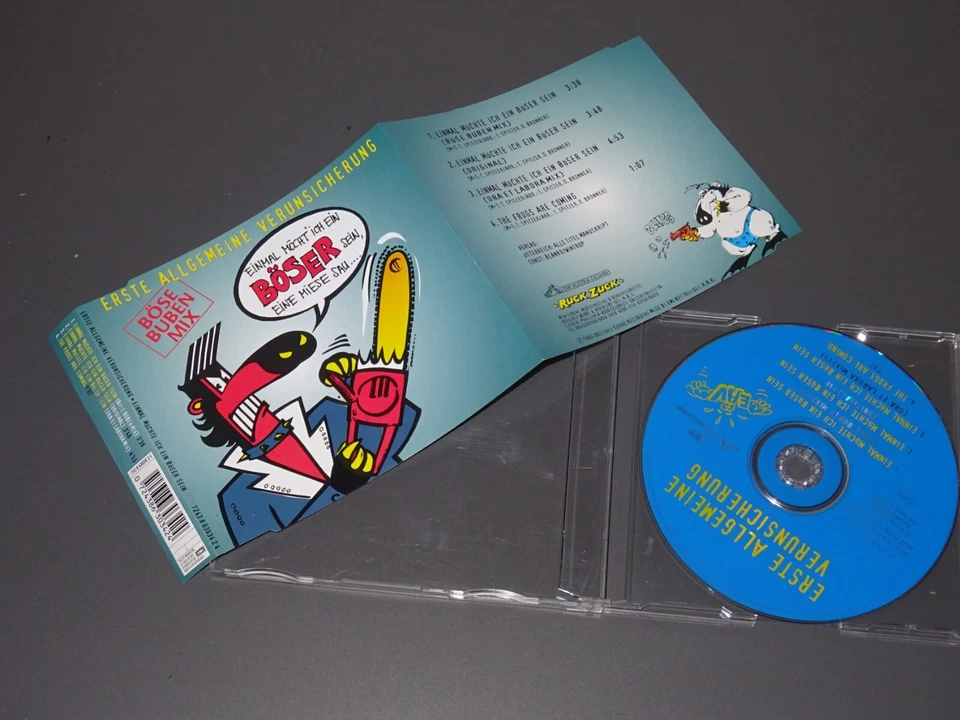 EAV - EINMAL MÖCHT ICH EIN BÖSER SEIN / 4 TRACK MAXI-CD 1995 (MINT-) - Bild 1 von 1