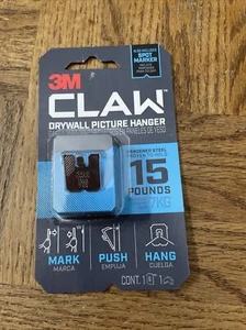 3M CLAW Strong Durable Drywall Picture Hanger (15 LB) with Temporary Spot Marker - Picture 1 of 4