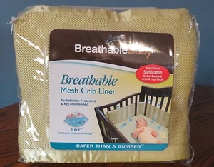 Breathable Baby Mesh Crib Liner - Picture 1 of 5