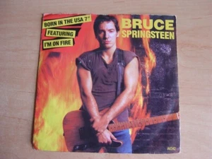 Bruce Springsteen: I'm On Fire/Born In The USA 7": 1985 Release: Picture Sleeve - Picture 1 of 3