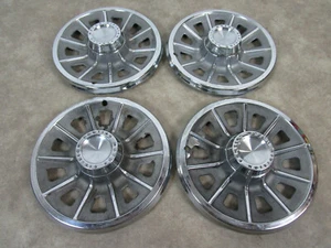 Vintage 1960s Pontiac motor division PMD hubcaps wheelcovers - Picture 1 of 12