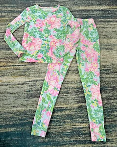 Lilly Pulitzer Girl's Size 12 Sammy Swizzle Pajama Set - Picture 1 of 3