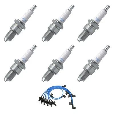 For Triumph TR6 1969-1976 NGK Spark Plug Wire & Spark Plug Kit Foto 1 de 4