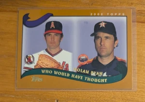 2002 Topps Traded #T266 Nolan Ryan Who Would Have Thought Astros - Picture 1 of 1