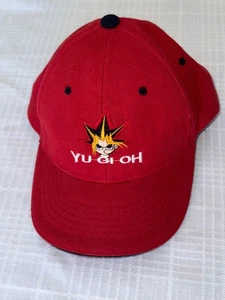 Vintage Youth Red Adjustable Yu-Gi-Oh Ball Cap Hat - Picture 1 of 11
