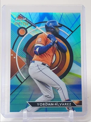 YORDAN ALVAREZ 2023 TOPPS FINEST AQUA BLUE VAPOR ASTROS /250 Q4854 - Image 1 of 2